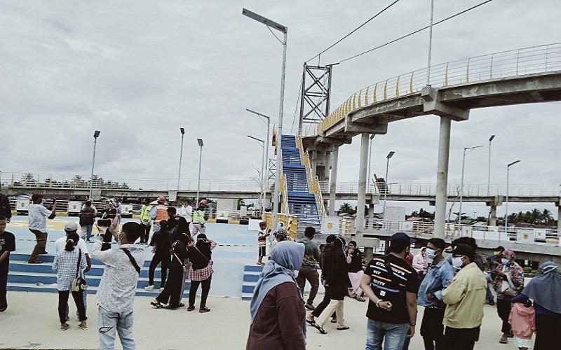 Ekowisata Jembatan 'Roller Coaster' Banjarmasin Ditutup Hingga Maret