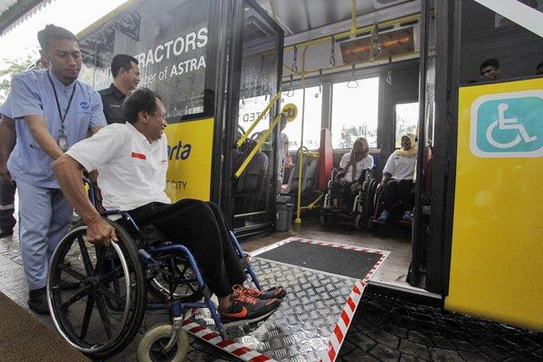 270 Bus Ramah Disabilitas Disiapkan untuk Asian Para Games