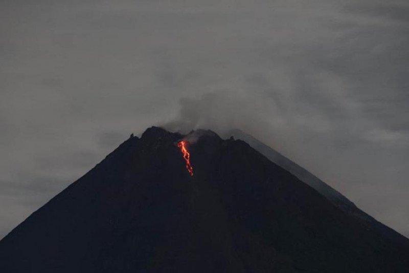 Gunung Merapi Keluarkan Guguran Lava Pijar