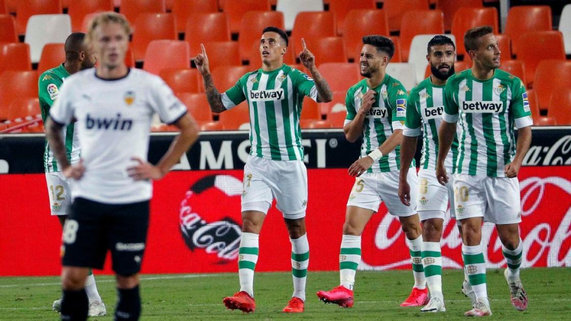 Real Betis Pecundangi Valencia 2-0 di Mestalla