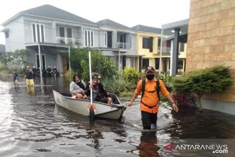 Banjir di Banjarmasin Sudah Mulai Surut