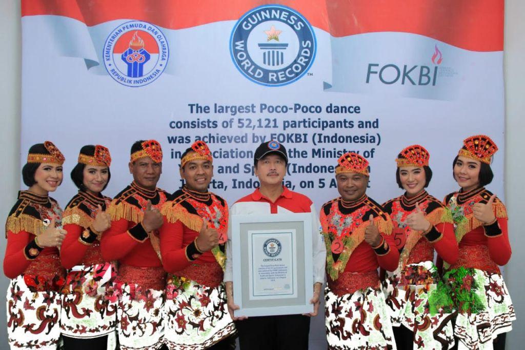 1.000 Peserta Ikut Lomba Poco-poco Nusantara