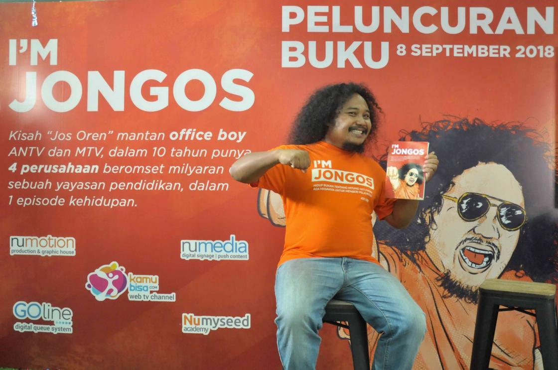 Bekas Office Boy Luncurkan Buku I'm Jongos