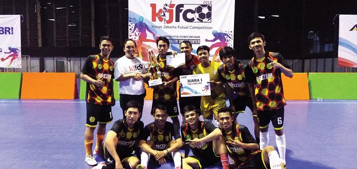 Zen Indonesia Juara Koran Jakarta Futsal Competition 2018