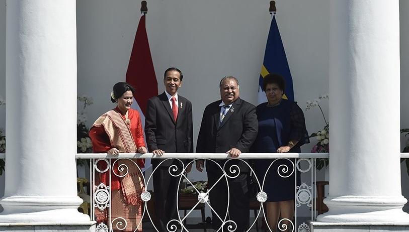 Jokowi Bahas Perubahan Iklim Bersama Presiden Republik Nauru