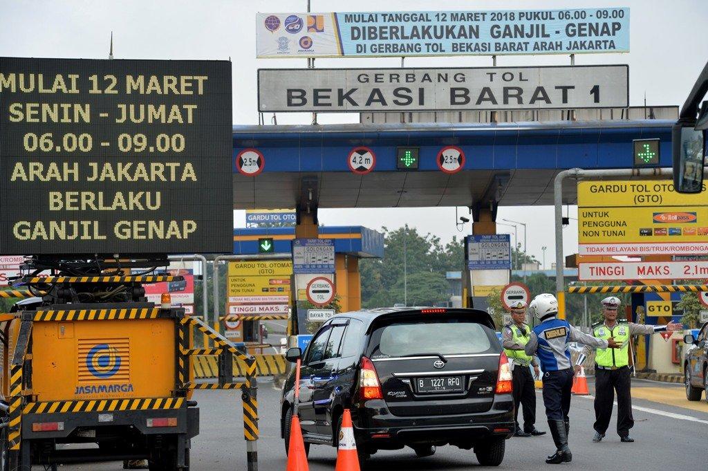 Mulai Hari ini, Pelanggar Ganjil Genap Tol Ditilang