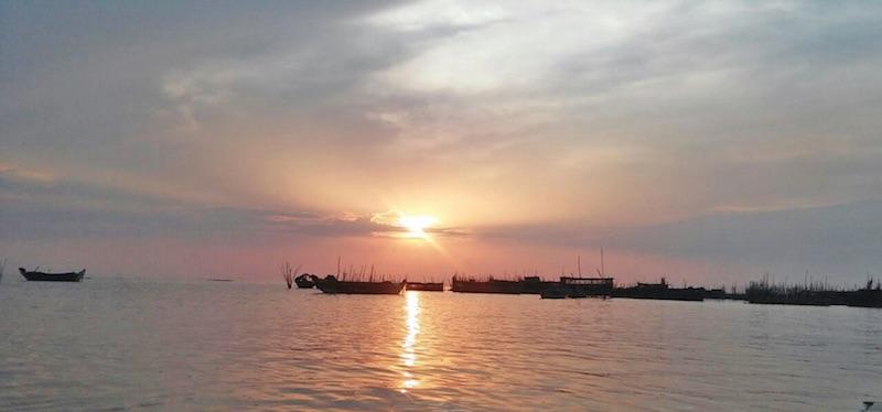 'Sunset' di Kampung Apung Kamboja