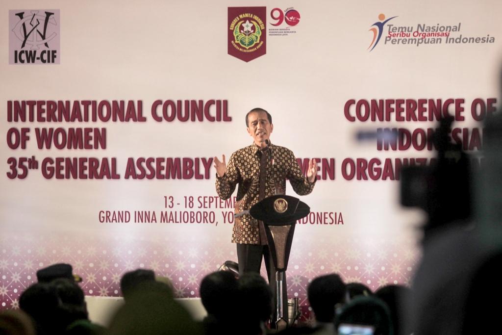 Presiden Hadiri Temu Nasional Perempuan di Yogyakarta