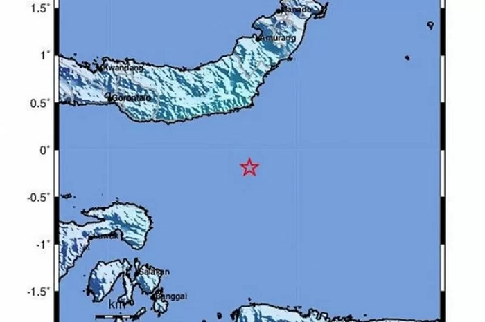 Bolaang Uki Sulawesi Utara Diguncang Gempa 5 Magnitudo