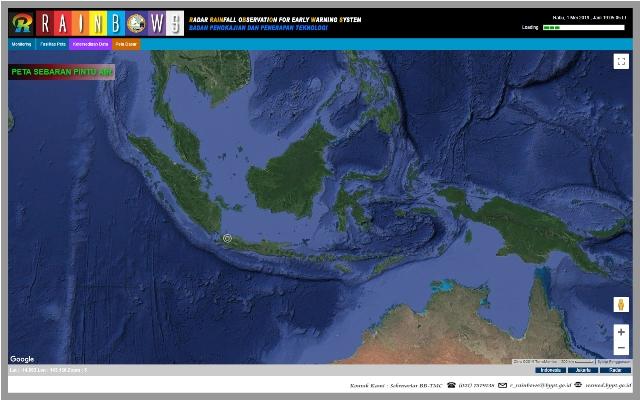 R-Rainbows, Sistem Monitoring Curah Hujan