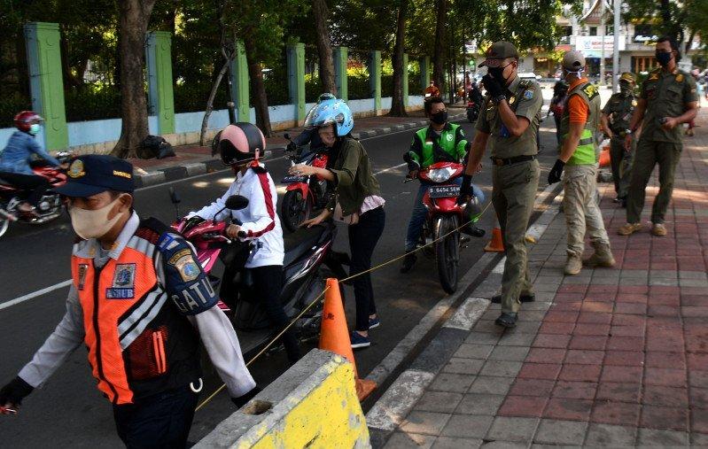 Satpol Kumpulkan Denda Rp12,6 dari Razia Ok Prend