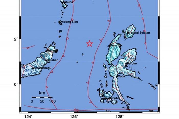 Gempa Magnitudo 5,9 Guncang Halmahera Barat