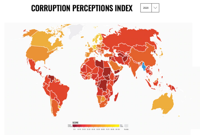 Transparency International: Banyak Negara Mandek dalam Perangi Korupsi