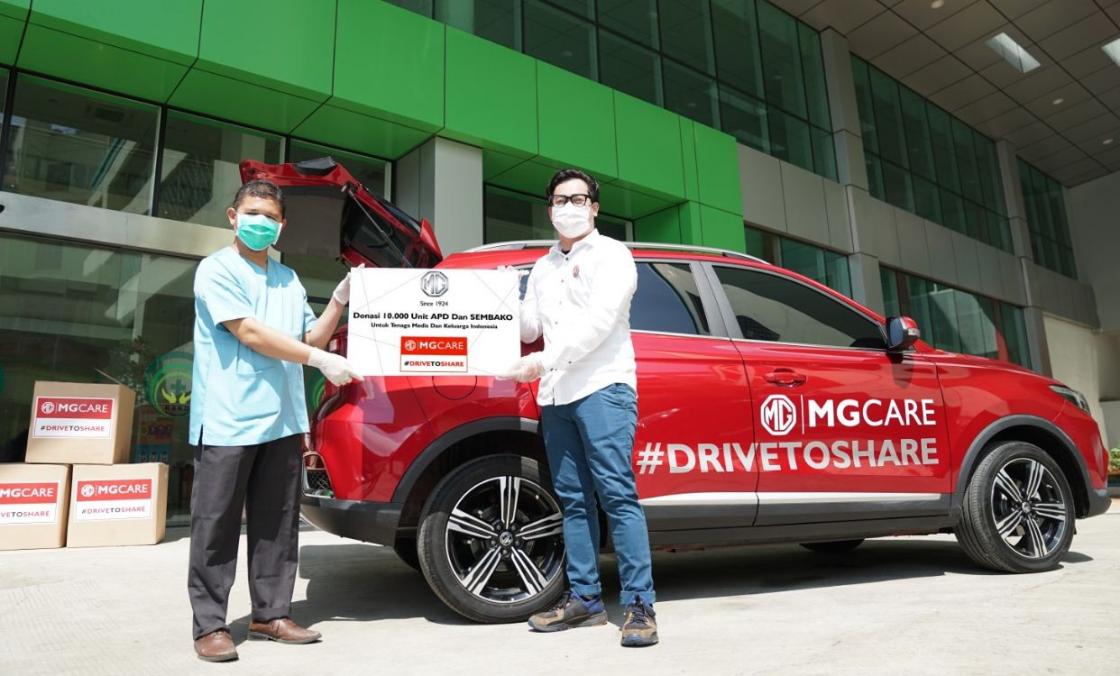 MG Motor Donasi 10.000 APD untuk Tenaga Medis