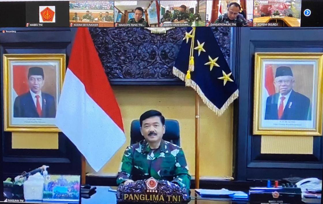 Panglima TNI Pantau Penanganan Covid-19 di Jatim