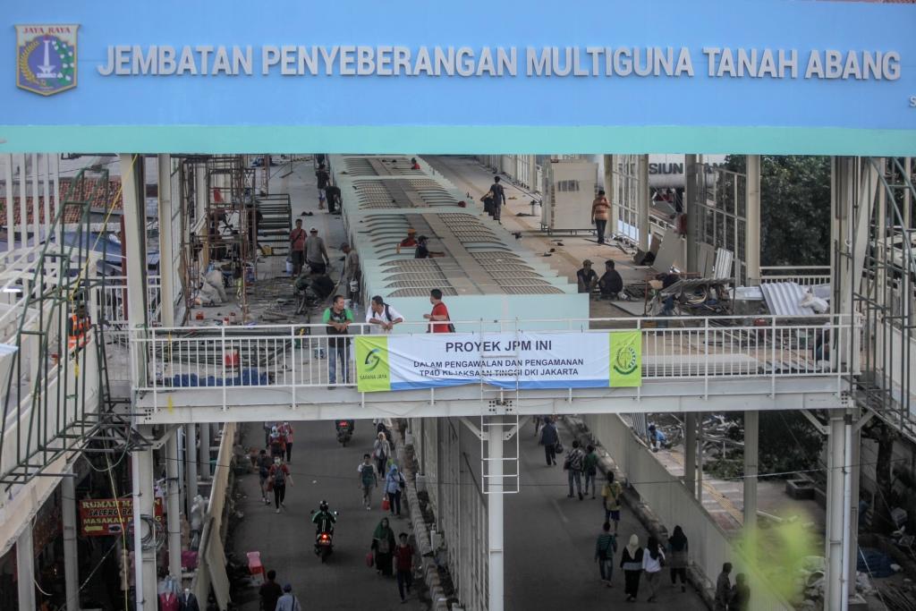 Pembangunan Skybridge Terkendala Cuaca