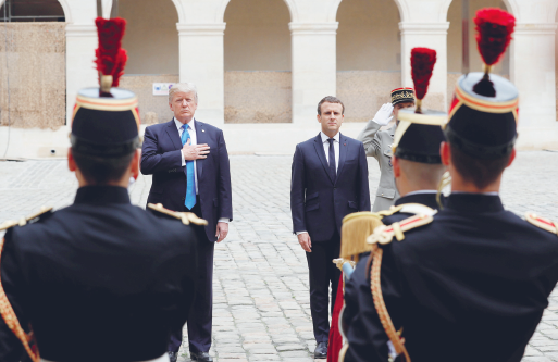 Macron Tak Ingin Trump Disisihkan