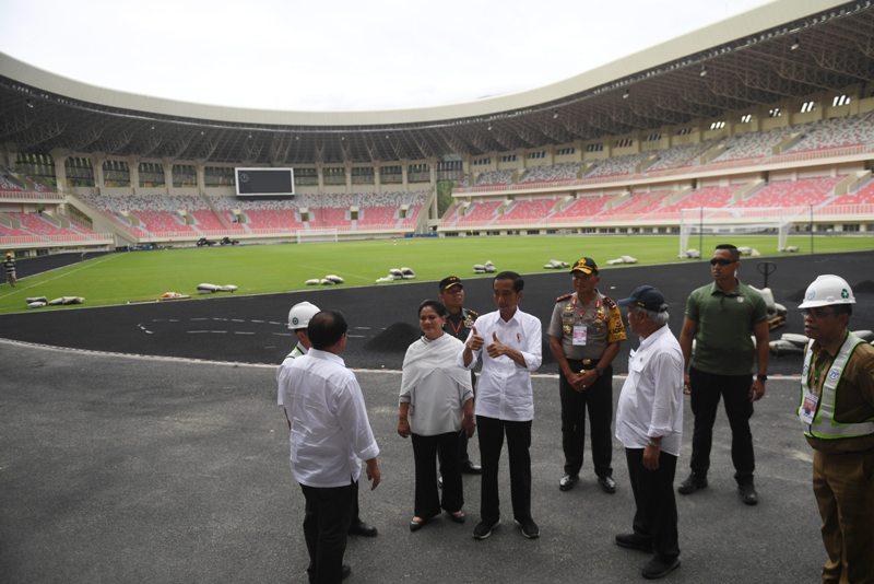 Jokowi Apresiasi Pembangunan Istora Papua Bangkit