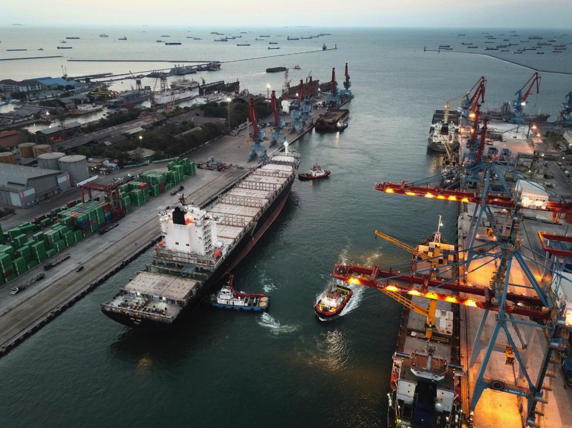 TSS Perkuat Jalur Pelayaran Internasional Pelabuhan Priok