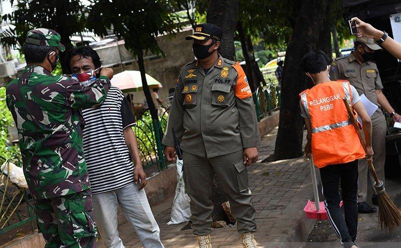 Satpol DKI Jakarta Gelar Operasi Masker  