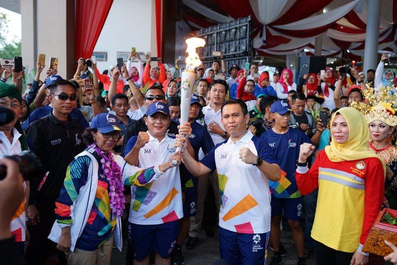 PTPP Turut Serta Sukseskan Torch Relay Asian Games