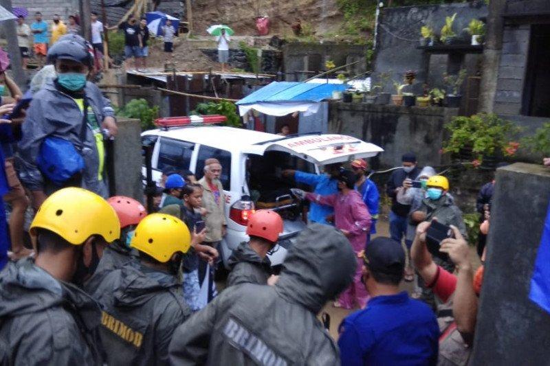 Anggota Polisi Jadi Korban Tanah Longsor di Manado