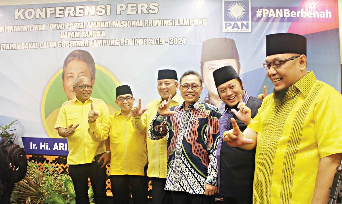 PAN Dukung Arinal Djunaidi sebagai Calon Gubernur Lampung