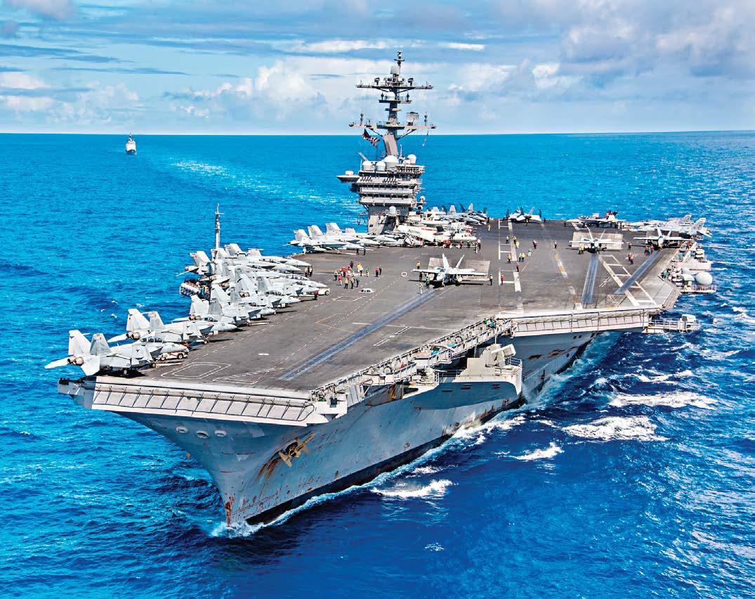 Kapal Induk AS Digunakan dalam Latihan Militer Trilateral
