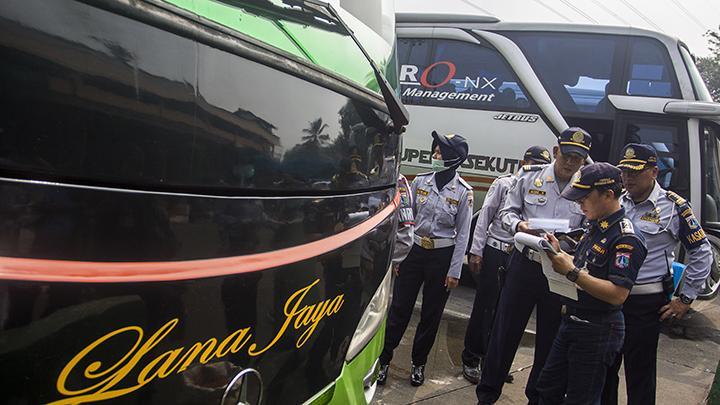 Dishub Tangerang Periksa Kelayakan Bus Gratis