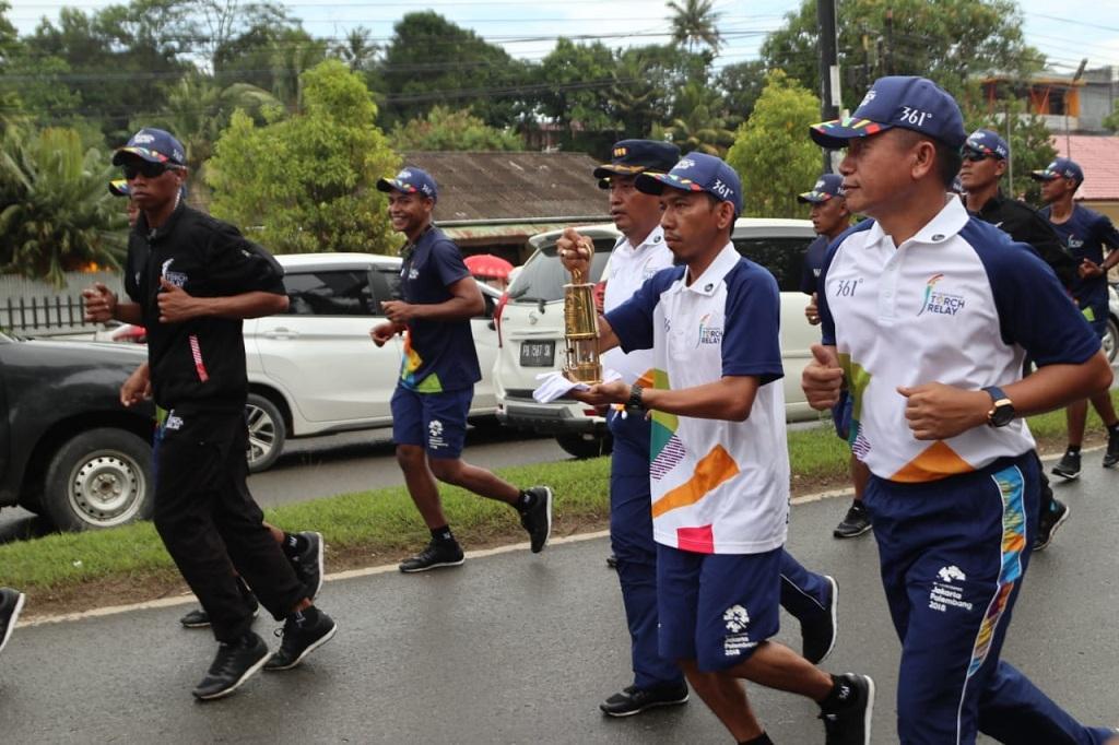 Rakyat Papua Bangga Disinggahi Torch Relay Asian GamesKoran