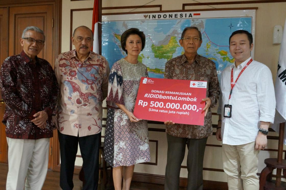 JD.ID Donasikan Rp 500 Juta untuk Korban Gempa Lombok