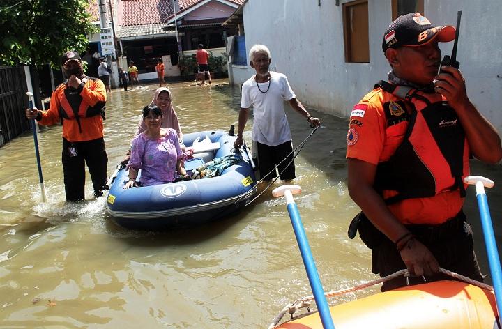 Banjir di Perumahan IKIP