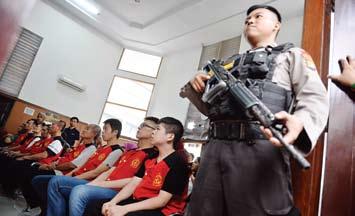 8 Warga Taiwan Penyelundup Narkotika Divonis Mati