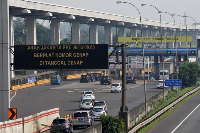 Ruas Tol Cibubur Lancar