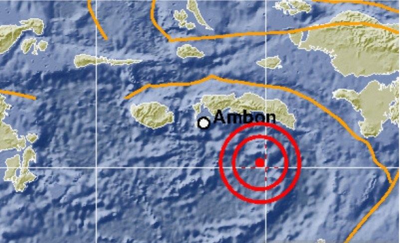 Gempa dengan Magnitudo 6,2 Terjadi di Laut Banda