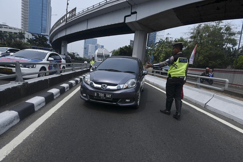 Ratusan Kendaraan Ditilang