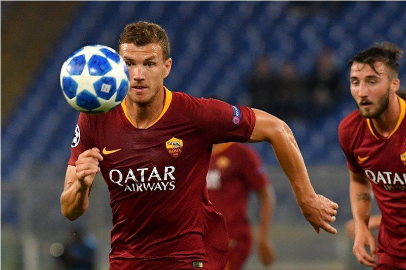 Edin Dzeko Bangkitkan Roma