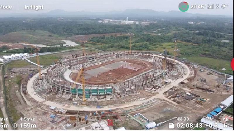 PT PP Gelar Kunjungan Virtual ke Proyek Pembangunan Stadion Banten