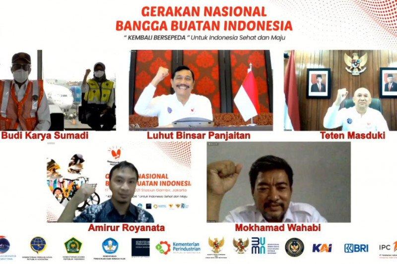 Luhut Ajak Masyarakat Bangga Gunakan Sepeda Lokal