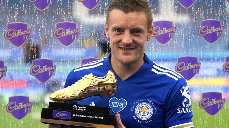 Jamie Vardy Raih Sepatu Emas 