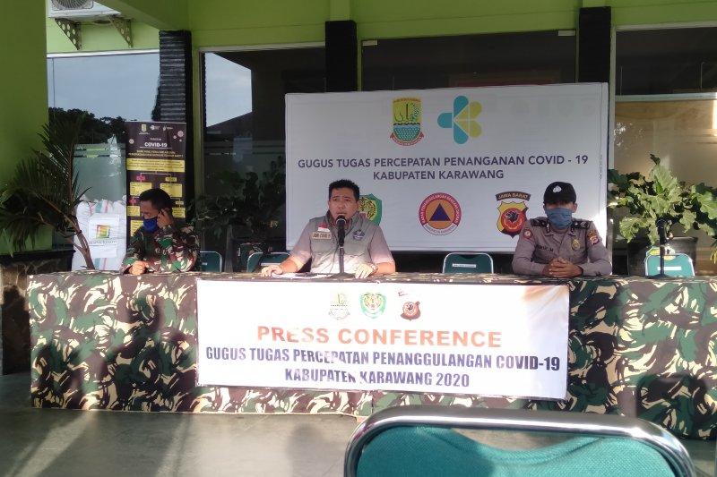 Jumlah Warga Positif Covid-19 Dirawat di Karawang Cenderung Turun