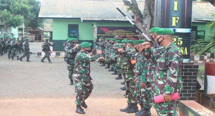 Penjaga Bumi Papua Sektor Selatan Berganti Pasukan 