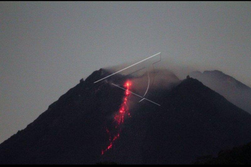 Gunung Merapi Keluarkan Guguran Lava Pijar 9 Kali