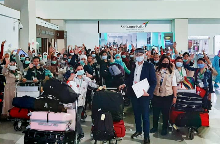 KBRI Damaskus Pulangkan 102 Orang Pekerja Migran Indonesia dan 2 Bayi dari Suriah