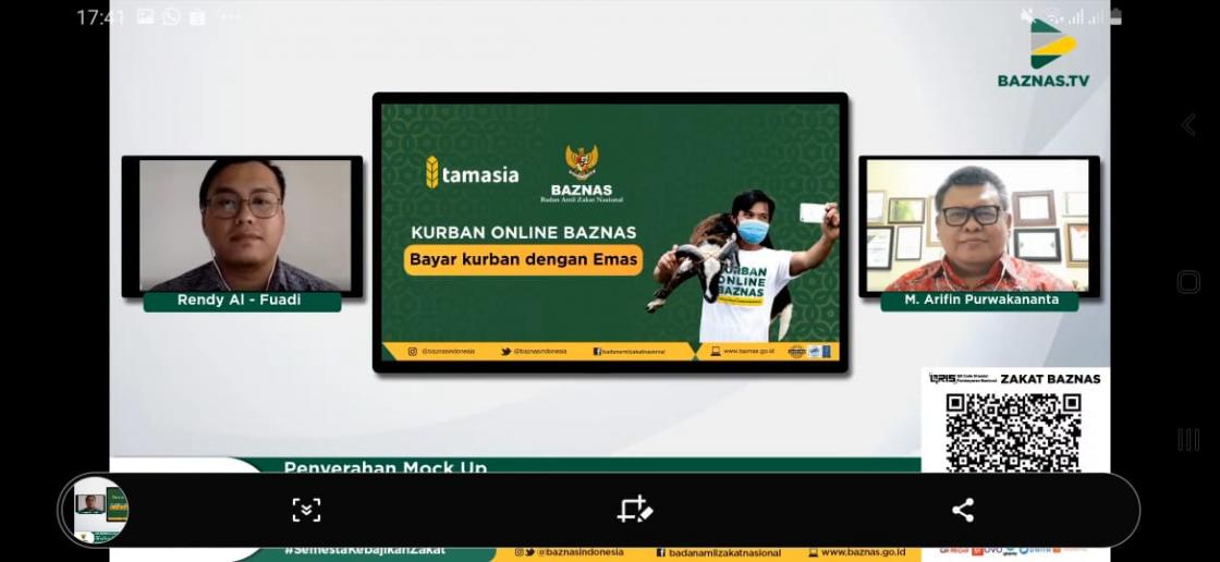 BAZNAS dan Tamasia Berkolaborasi Beri Kemudahan Masyarakat Berkurban