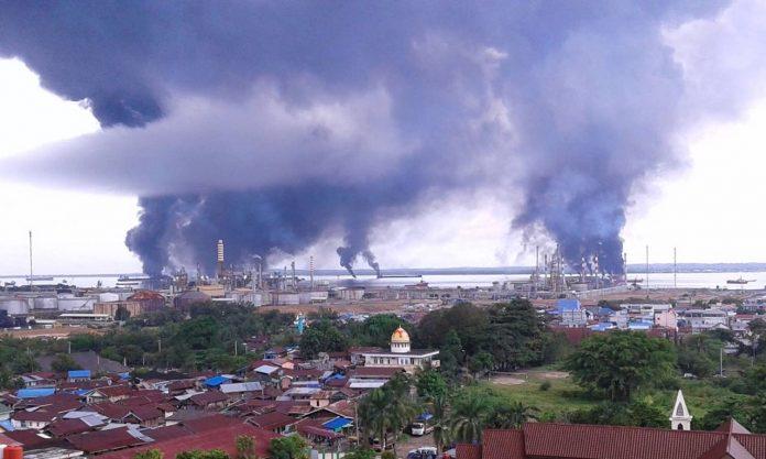 Polri Investigasi Kebakaran Tumpahan Minyak di Balikpapan