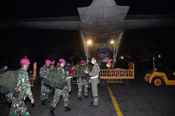 Ibu Pertiwi Memanggil, Pagi Buta Sebanyak 27 Personel Marinir Langsung Bergerak