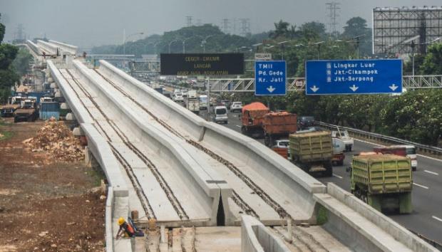 LRT Bekasi Terlambat, karena Pembebasan Tanah
