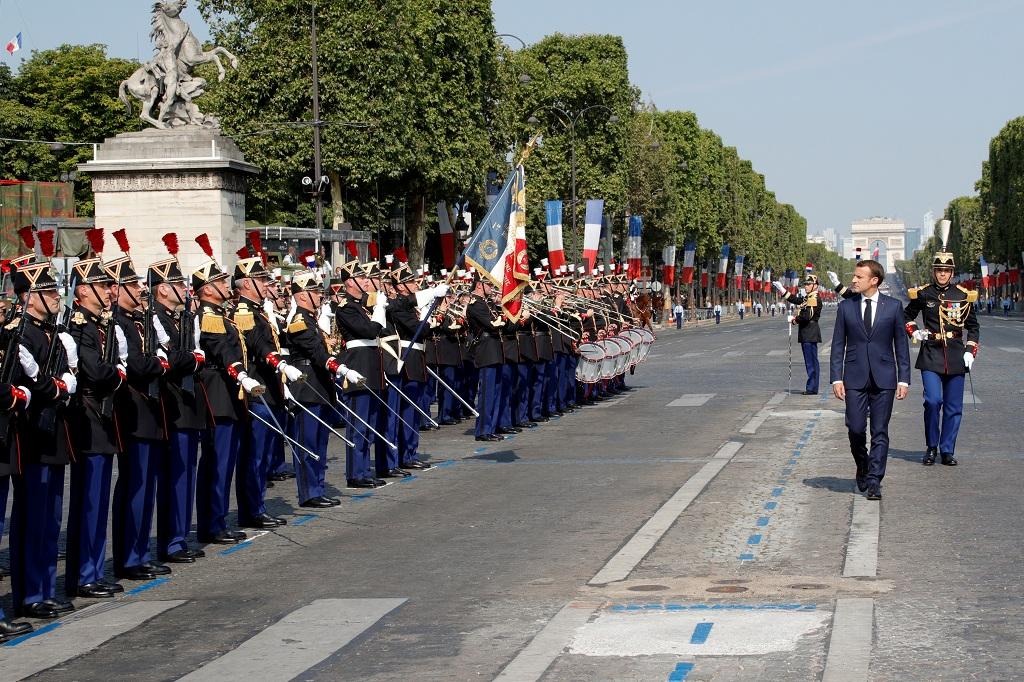 Prancis Rayakan Hari Bastille dengan Parade Militer