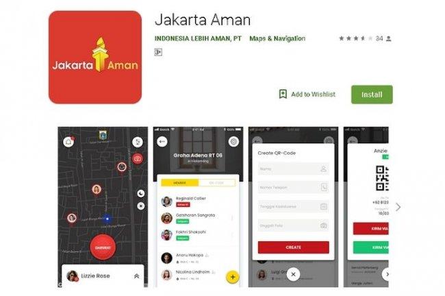 7.000 Warga Mengunduh Aplikasi Jakarta Aman